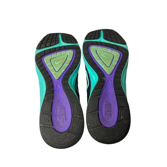 Nike Women’s Shoes Dual Fusion Run 3 Size 8 Black Purple Blue 653594-007 Sneaker - Picture 12 of 13